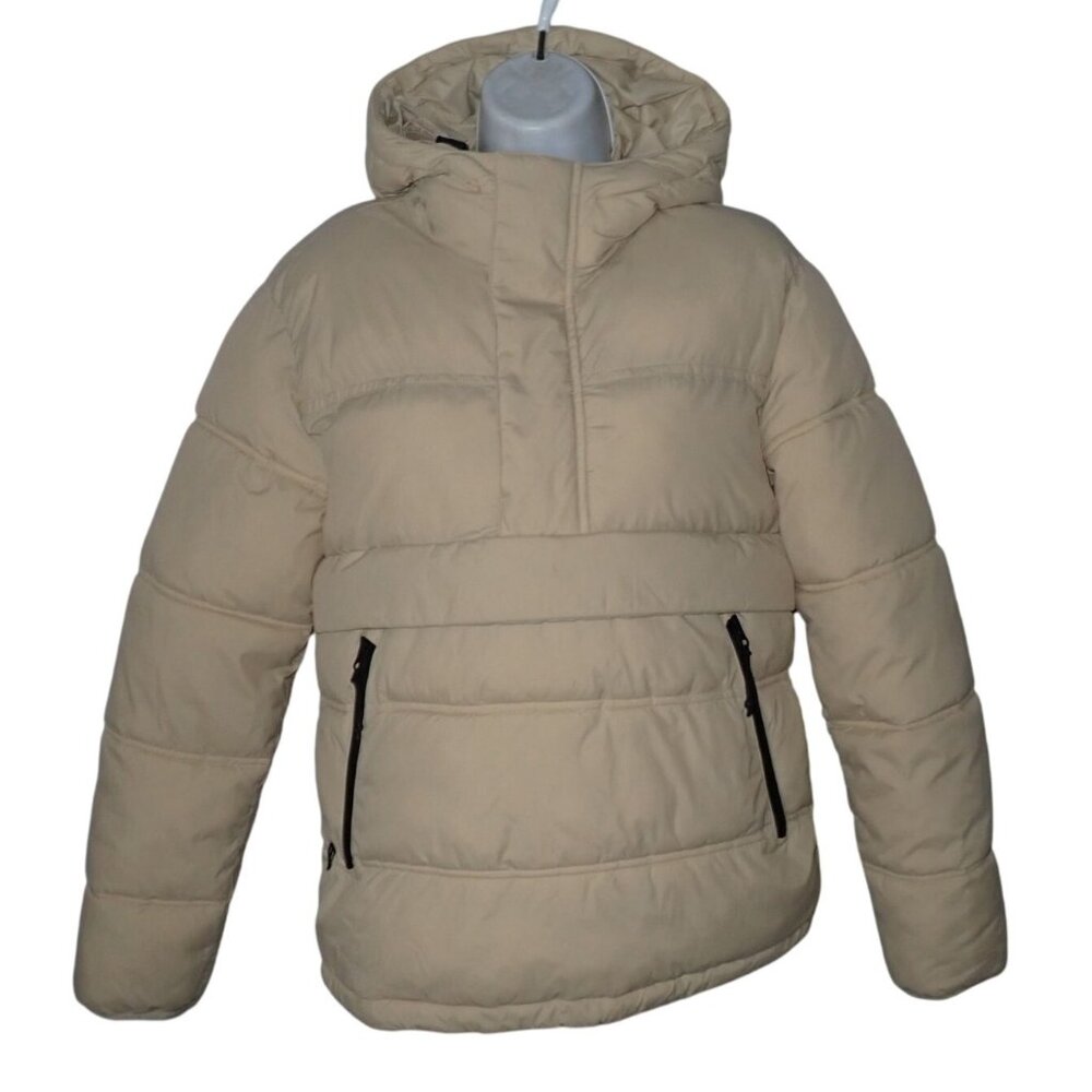 The Very Warm Anorak Puffer‎ - Latte Unisex XXS Jacket Tan Ski Snowboard